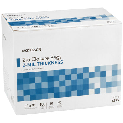 McKesson Zip Closure Bag, 5 x 8 Inch