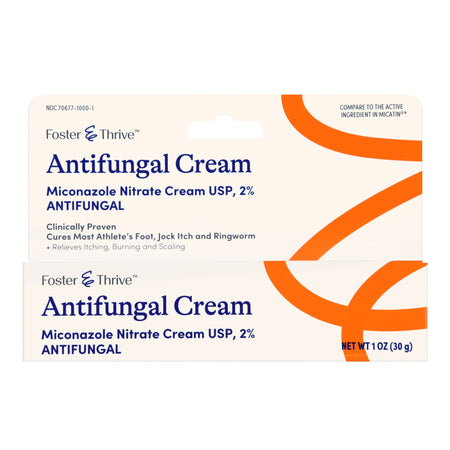 McKesson 70677100001 Foster & Thrive Antifungal Cream Miconazole Nitrate 2%