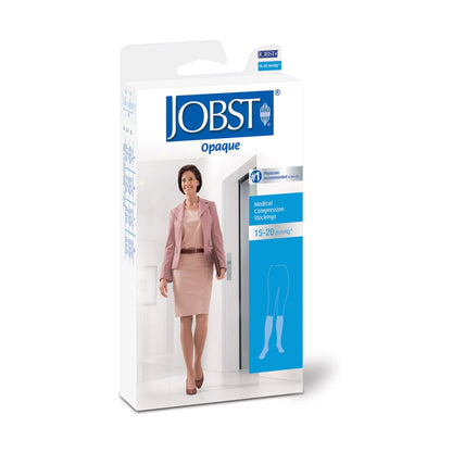 Jobst® Knee-High Compression Closed Toe Stockings, Medium, Natural