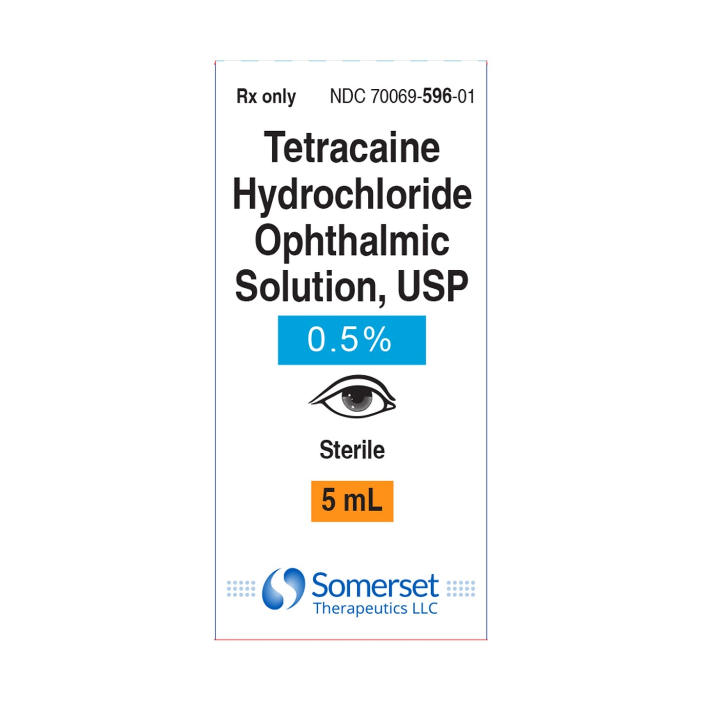 Tetracaine HCl 0.5% Solution 5 mL