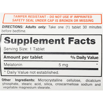 Rugby® Melatonin Dietary Supplement