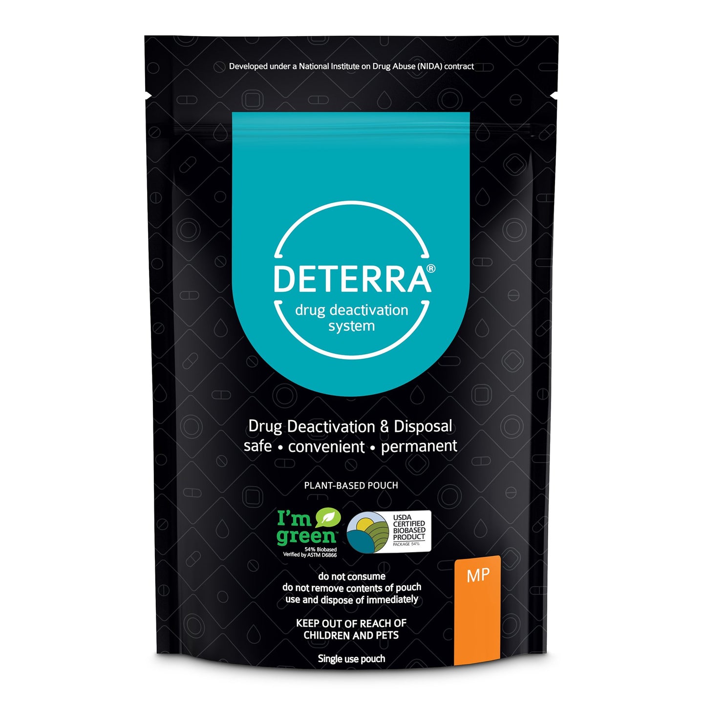 Deterra® Drug Disposal Pouch for Disposal of Pharmaceuticals, Medium