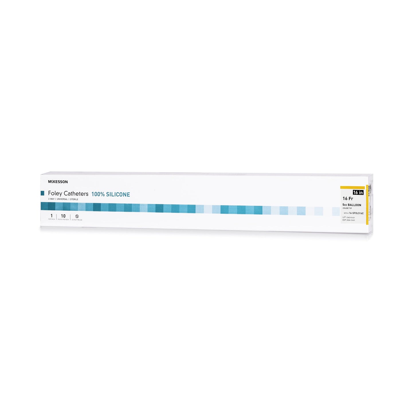 McKesson Silicone Foley Catheter, Coude Tip, 16 Fr.