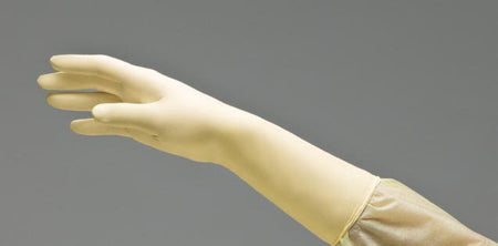Innovative Healthcare 812503 DermAssist Latex Surgical Glove, Size 7, Ivory