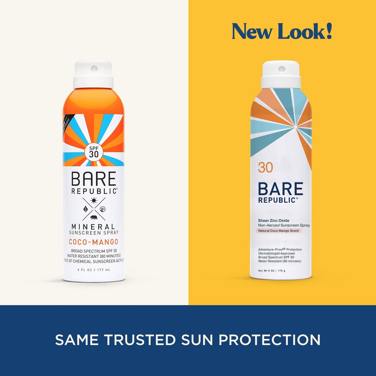 Sunscreen BARE Republic® Mineral SPF 30 Spray 6 oz. Aerosol Can