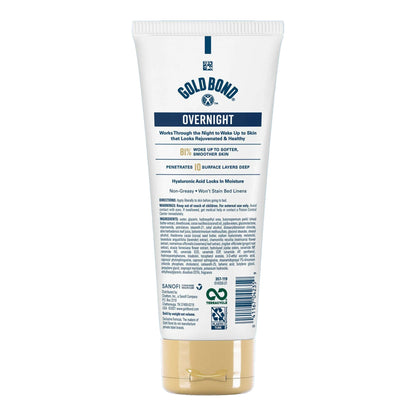 Hand and Body Moisturizer Gold Bond® Overnight 8 oz. Tube Lavender Scent Lotion