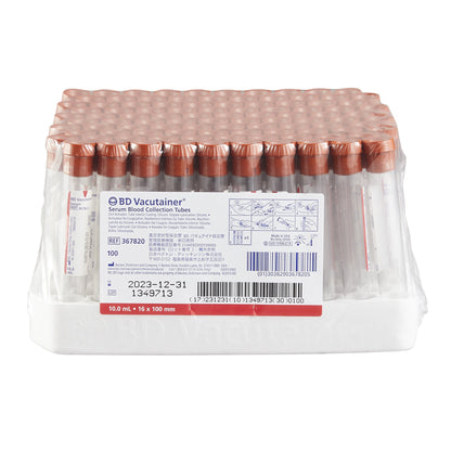 BD Vacutainer® Plus Venous Blood Collection Tube, 10 mL, 16 x 100 mm