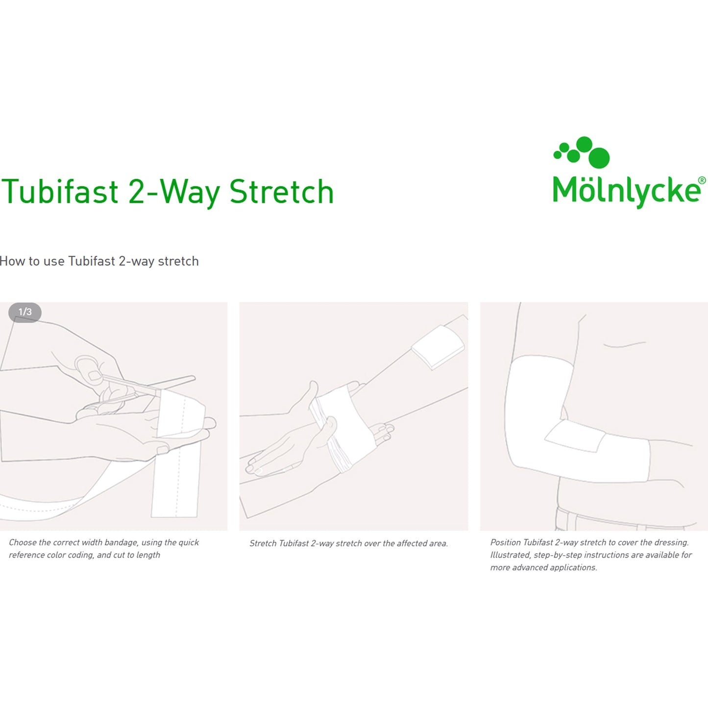 Tubifast® Tubular Retention Bandage, 64 - 130 Centimeter