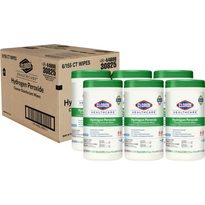Clorox Healthcare® Hydrogen Peroxide Cleaner Disinfectant Wipes, Canister