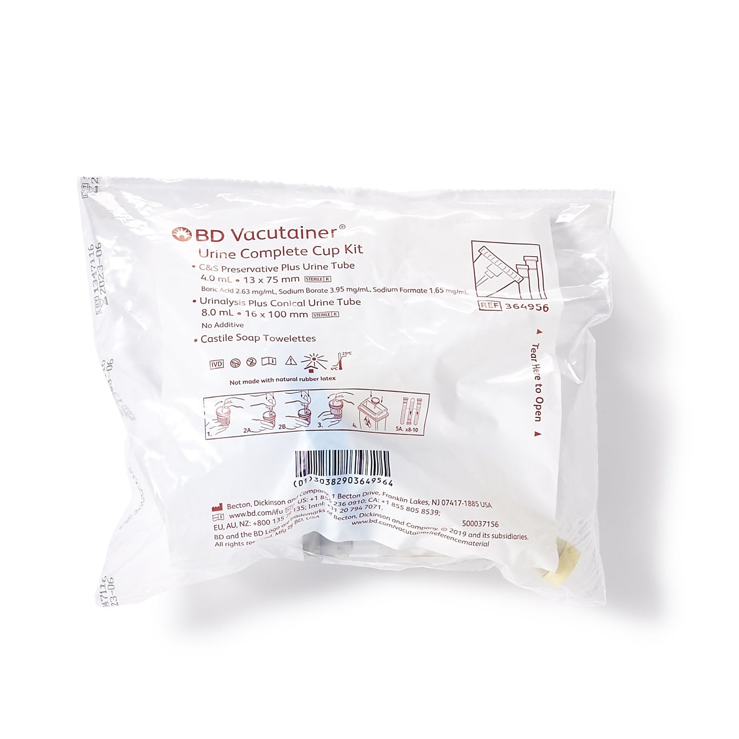BD 364956 Vacutainer® Urine Specimen Collection Kit