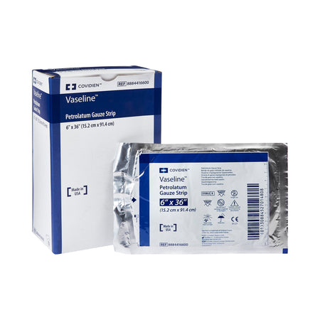 Cardinal 8884416600 Vaseline Petrolatum Impregnated Dressing, 6 x 36 Inch