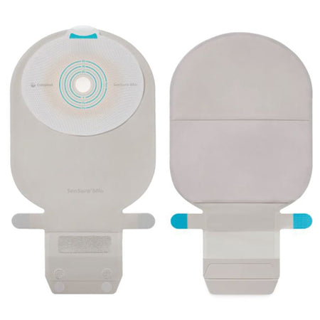 Coloplast 10472 SenSura Mio Flat 1-Piece Opaque Ostomy Pouch, 25mm Stoma