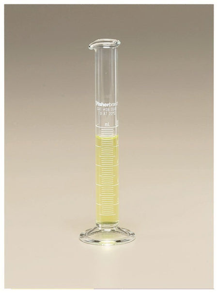 Fisher Anatomical S63458 Graduated Cylinder Fisherbrand Borosilicate Glass 100 mL