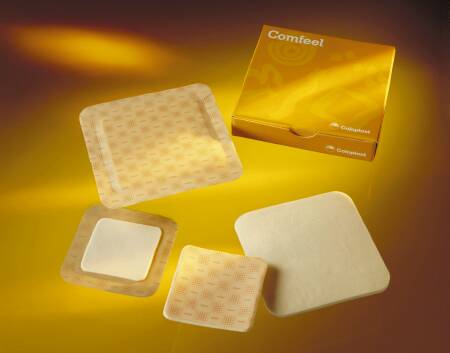 Coloplast 3430 Biatain Hydrocolloid Adhesive with Border Foam Dressing, 4 x 4 Inch