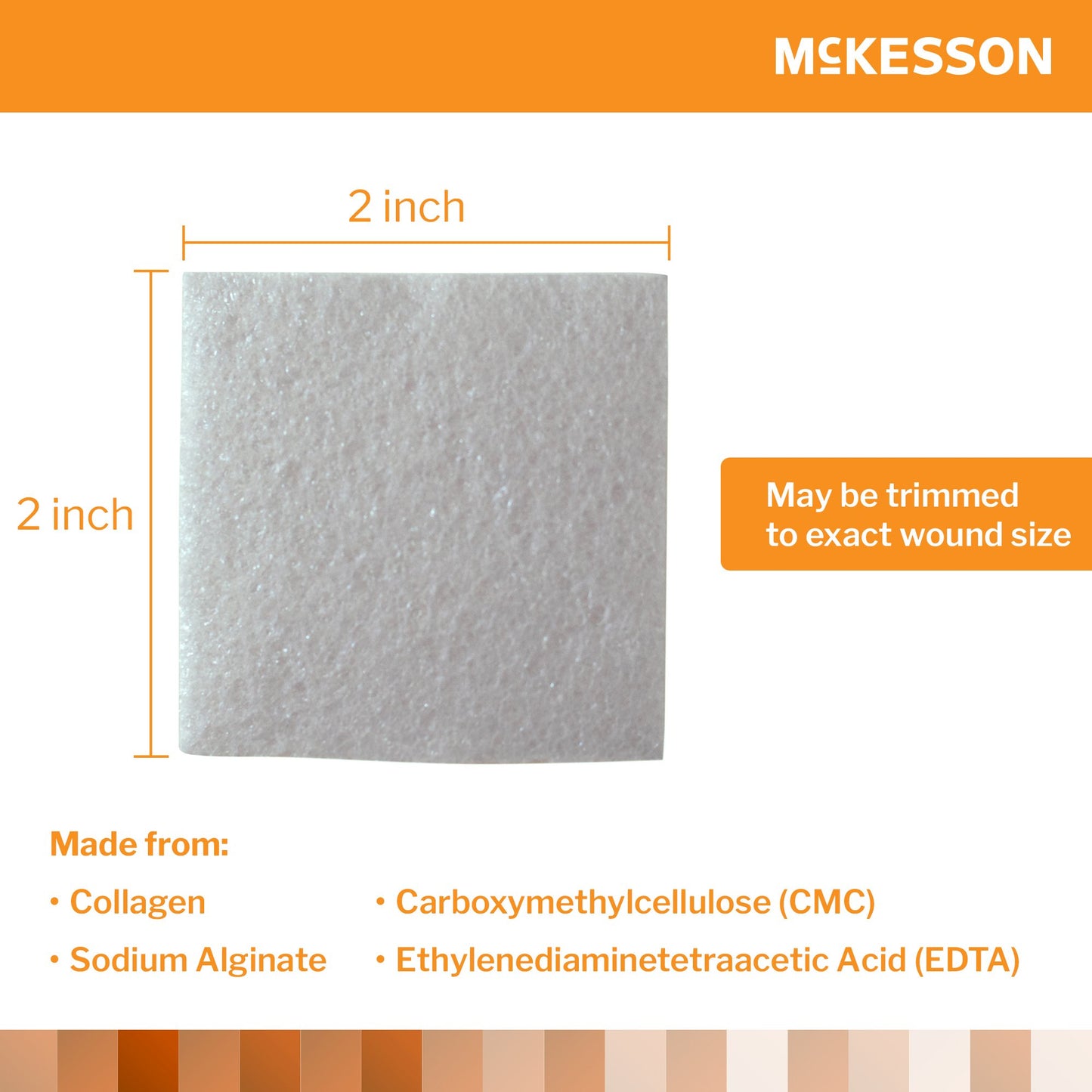 McKesson Collagen Dressing, 2 x 2 Inch