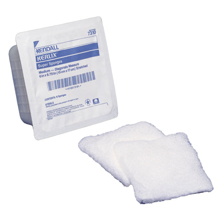 Cardinal 7310 Kerlix Sterile USP Type VII Fluff Dressing, 6 x 6-3/4 Inch, 6-Ply