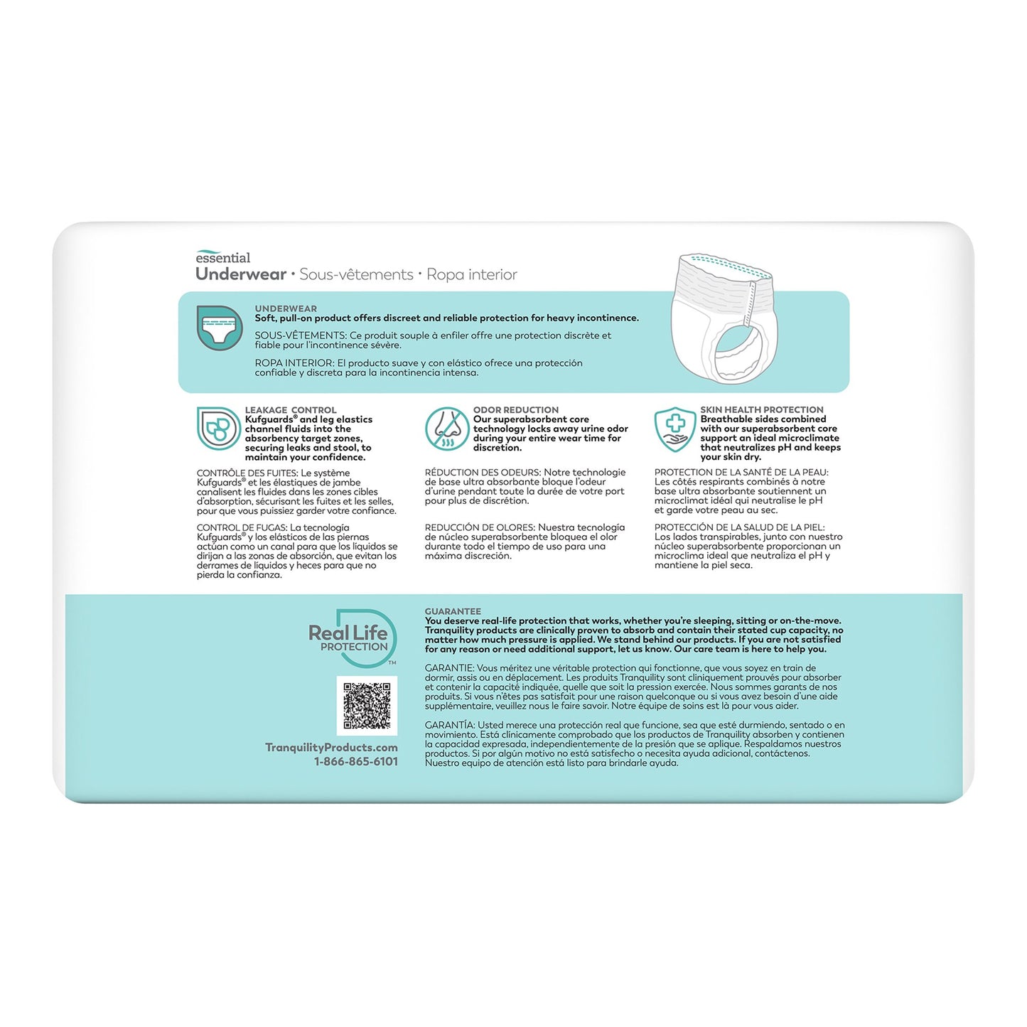 Select® Heavy Protection Absorbent Underwear, Small