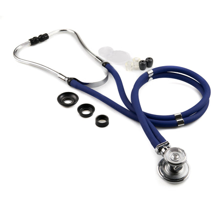 McKesson 992843 Lumeon Sprague Rappaport Stethoscope Double Lumen, Dark Blue