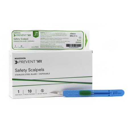 McKesson Prevent® MX Safety Scalpel, Size 11