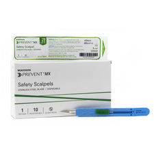 McKesson Prevent® MX Safety Scalpel, Size 11