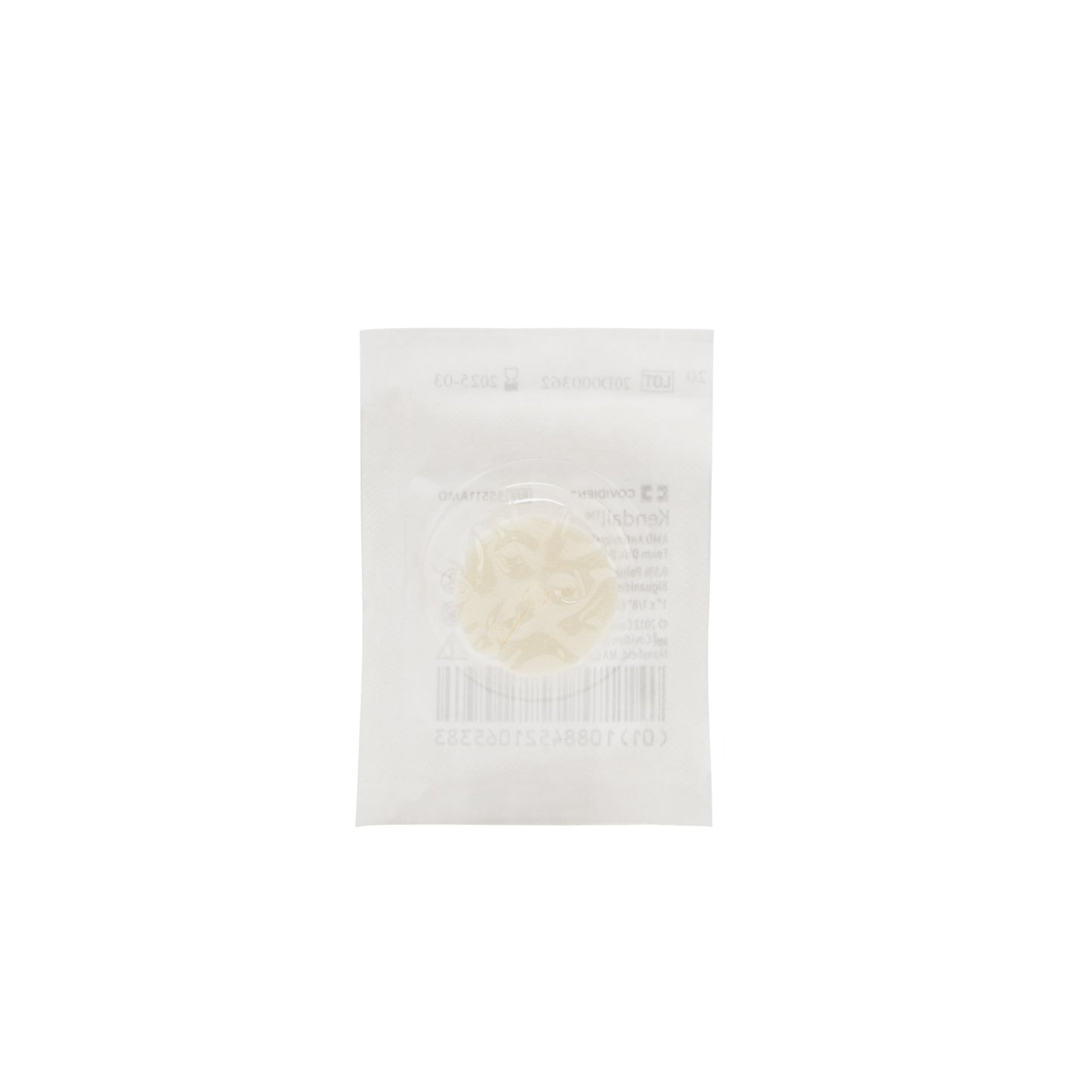 Kendall™ AMD Nonadhesive Without Border Antimicrobial Foam Dressing, 1-Inch Fenestrated Round