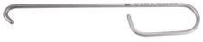 Pessary Remover Hook Miltex® 7 Inch Length Stainless Steel NonSterile Reusable