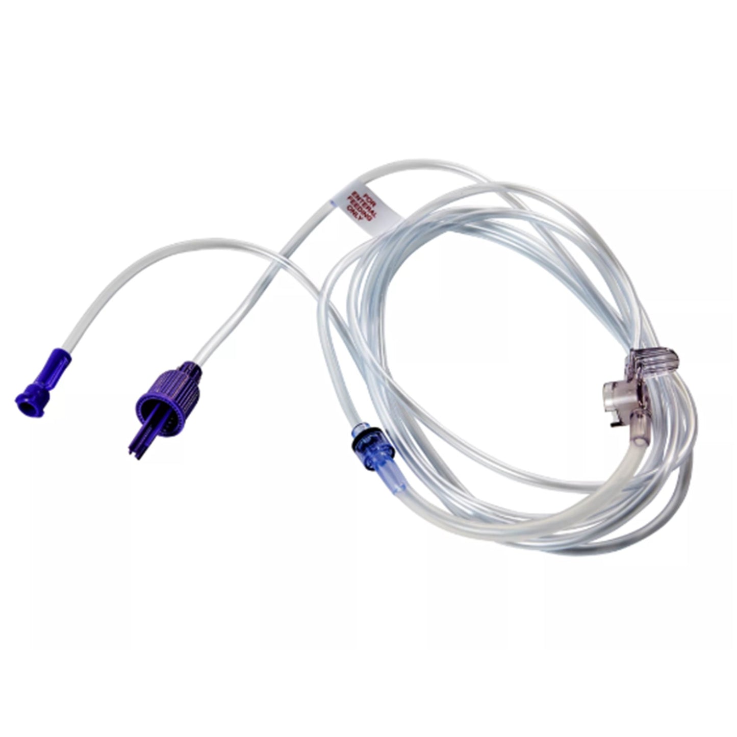 Enteral Feeding Pump Safety Screw Spike Set without ENFit™ Transitional Adapter Kangaroo™ ePump™ ENPlus PVC NonSterile