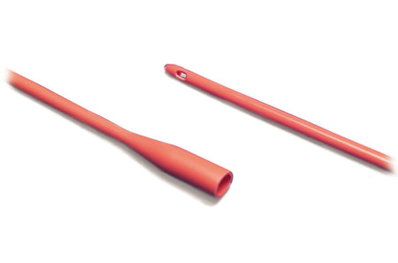 Cardinal 8414 Dover Urethral Catheter, 14 Fr., Unisex, Straight, Green