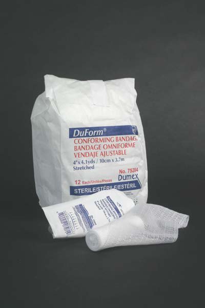 Gentell 75203 Duform Conforming Bandage, 3 Inch x 4-1/10 Yard, 4 to 6 Yard Length