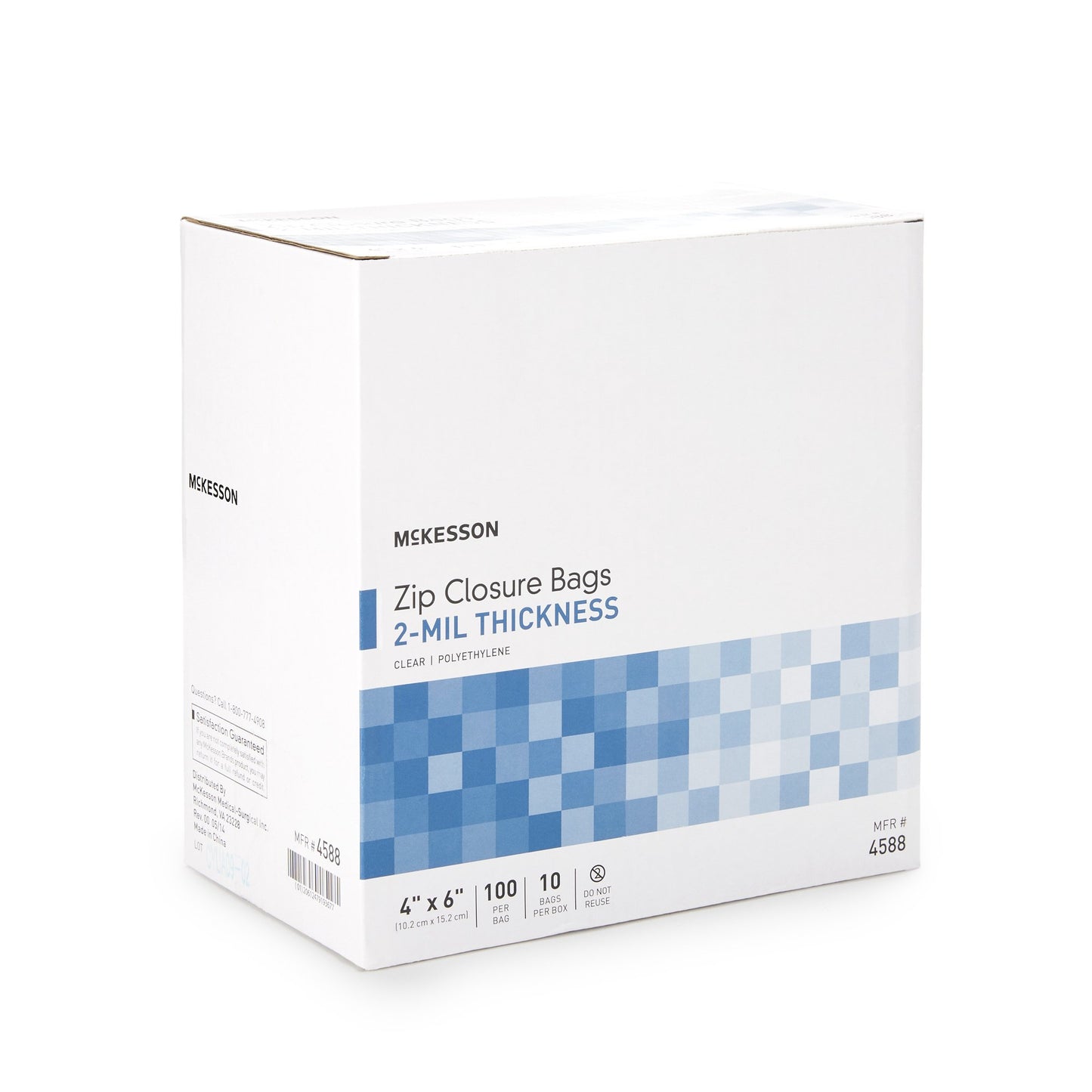 McKesson 4 X 6 Inch Zip Closure Bag