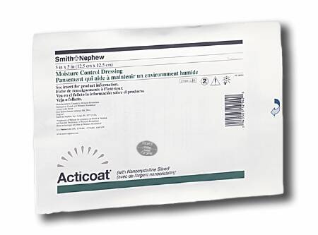 Smith & Nephew 20241 Acticoat 7 Silver Dressing, 6 x 6 Inch