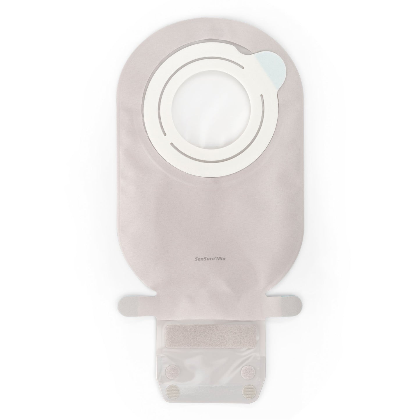 SenSura® Mio Flex 2-Piece Transparent Ostomy Pouch, Red Match