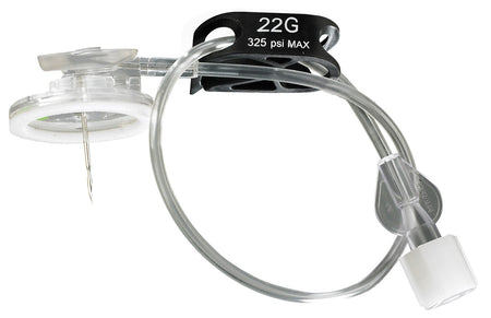 Huber Needle Infusion Set Surecan™ Safety II 20 Gauge 1-3/10 Inch 7-1/2 Inch Tubing Without Port