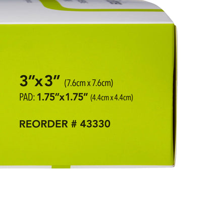 Dermarite 43330 ComfortFoam™ Border Foam Wound Dressing w/ Soft Silicone Adhesive, 7.6 x 7.6 cm
