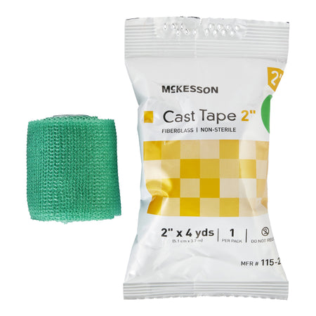 McKesson 115-2G Green Cast Tape, 2 Inch x 4 Yard