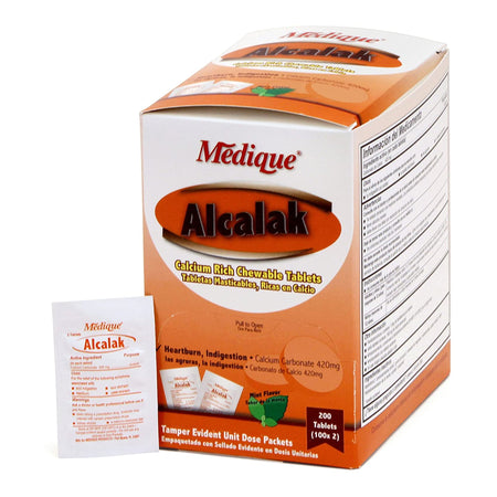 Medique Products 10147 Alcalak Calcium Carbonate Antacid