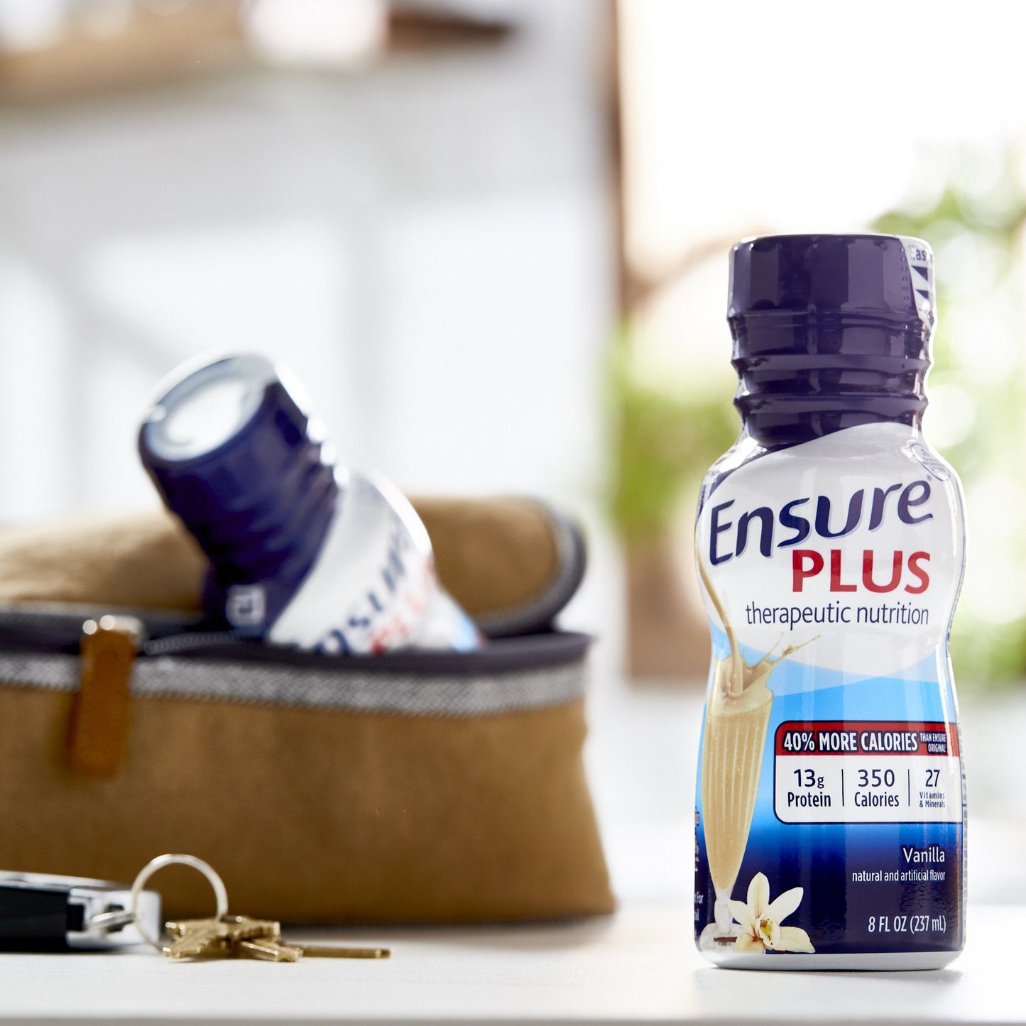 Ensure® Plus Therapeutic Nutrition, Vanilla, 8-ounce bottle