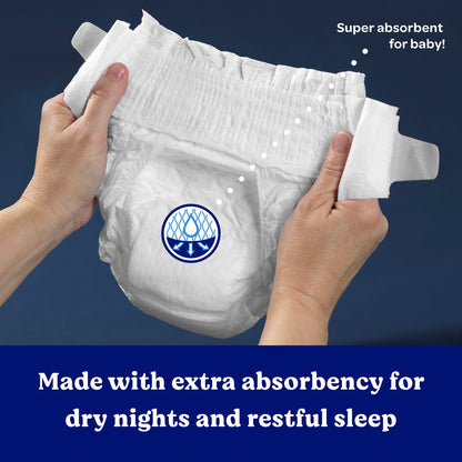 Unisex Baby Diaper Huggies® Overnites Size 7 Disposable Heavy Absorbency