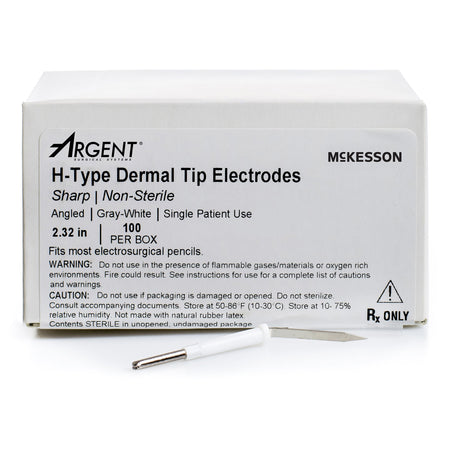 Blade Electrode McKesson NonSterile Sharp Angled Blade Tip Disposable