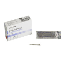 McKesson Carbon Steel Surgical Blade, Knife Edge, Size 15