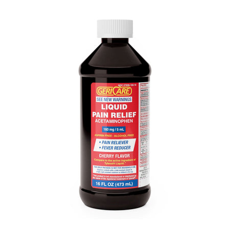 Geri-Care Q101-16-GCP Acetaminophen Pain Relief, 16 fl. oz.