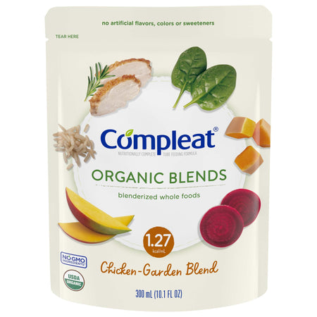 Nestle Healthcare Nutrition 43900479934 Compleat Organic Blends Chicken-Garden Blenderized Whole Foods