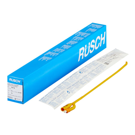 Teleflex 318116 Rüsch PureGold Foley Catheter, 16 Fr., 5 cc, Coude