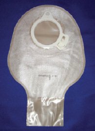 Coloplast 2161 Colostomy Pouch Assura ColoKids Two-Piece System 5-3/4 Inch Length Closed