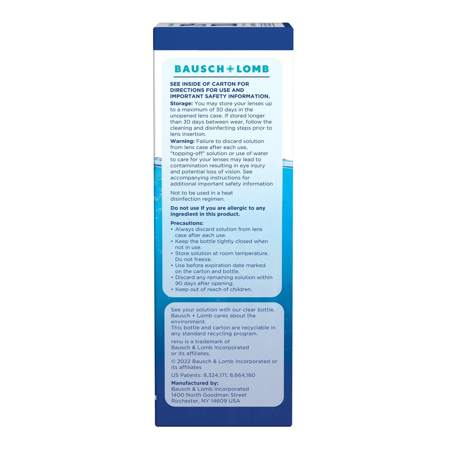 Bausch + Lomb Renu Advanced Formula Multi-Purpose Solution