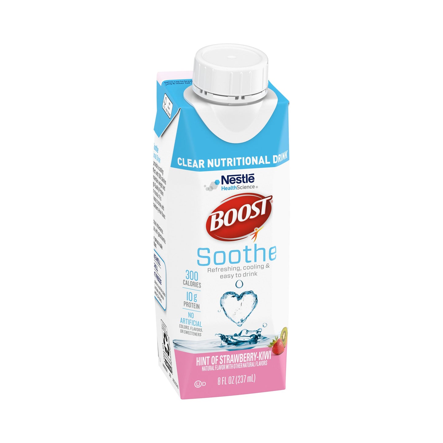 Boost® Soothe Strawberry Kiwi Clear Nutritional Drink, 8-ounce carton
