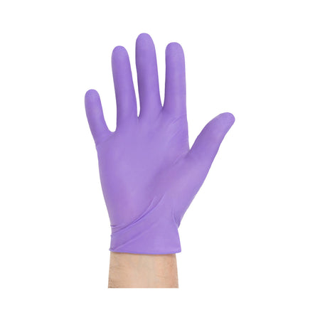 Halyard 14263 Purple Nitrile-Xtra Nitrile Extended Cuff Length Exam Glove, Extra Large
