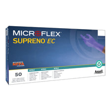 Supreno® EC Nitrile Extended Cuff Length Exam Glove, Large, Blue