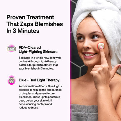 Acne Light Therapy Patch Kit lab