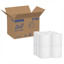 Scott Paper Towel, Hardwound Roll, 8